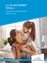 Planitherm Total+ brochure cover showing mother and daughter in a naturally lit home interior