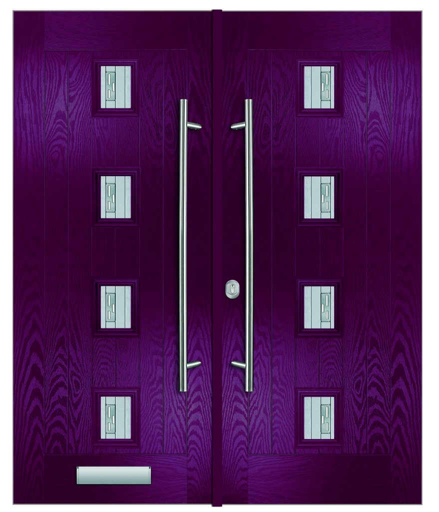 Aubergine Galactic Corvus twin Composite door